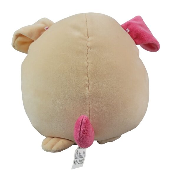 Pikmi Pops Dog Plush Tan 7.5" Floppy Ears Embroid Round Soft Squishy Puppy 2017 - Picture 4 of 9